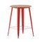 Flash Furniture 30 RD Bar Top Table Brown Poly Top/Red Frame JJ-T14623H-76-BRRD-GG - alternate 3